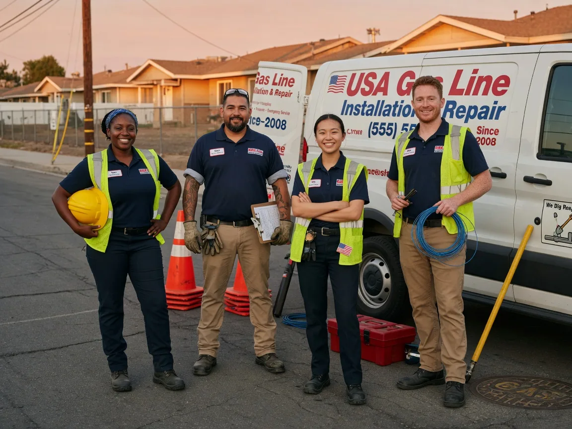 Gas Line Installation company in New Cuyama, CA